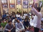 برگزاری جشن عید غدیر با حضور طلاب ایرانی در بیت امام خمینی ره