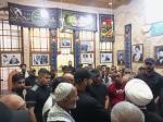 گروهی از کاروان حشد الشعبی عراق با علاقه بسیار فراوان به دیدار بیت امام تشریف آورده 