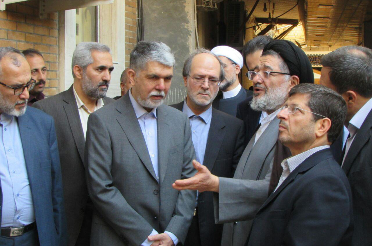 دیدار وزیر فرهنگ و ارشاد اسلامی از بیت امام خمینی(ره) در نجف اشرف